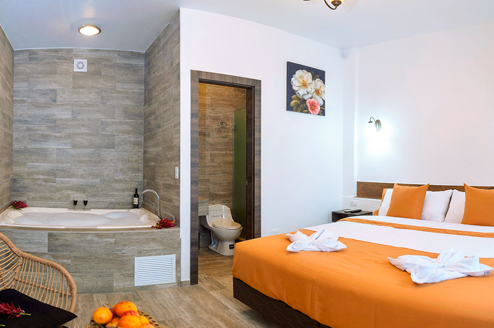 Honeymoon Room with hydromassage tub