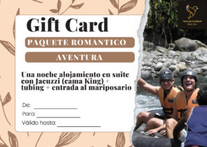 Gift card for adventures in Ecuador