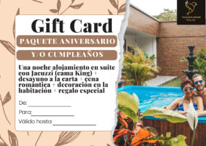 Honey money Gift Card in Mindo Ecuador